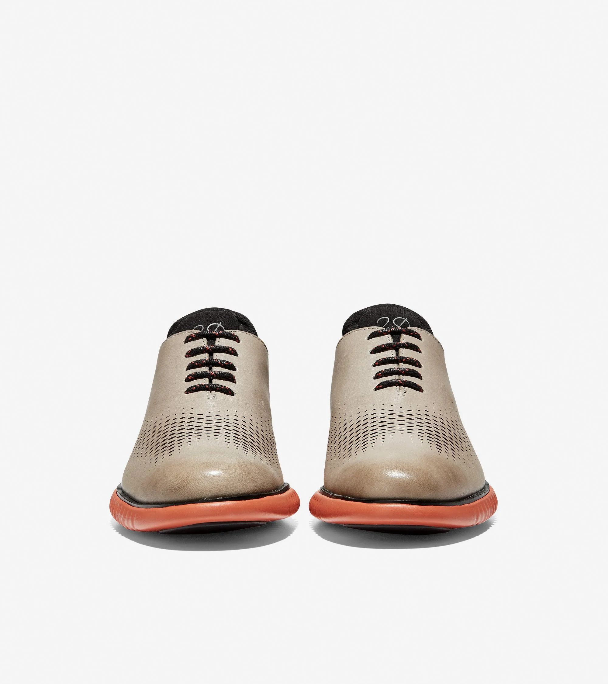 2.ZERØGRAND Lined Laser Wingtip Oxford