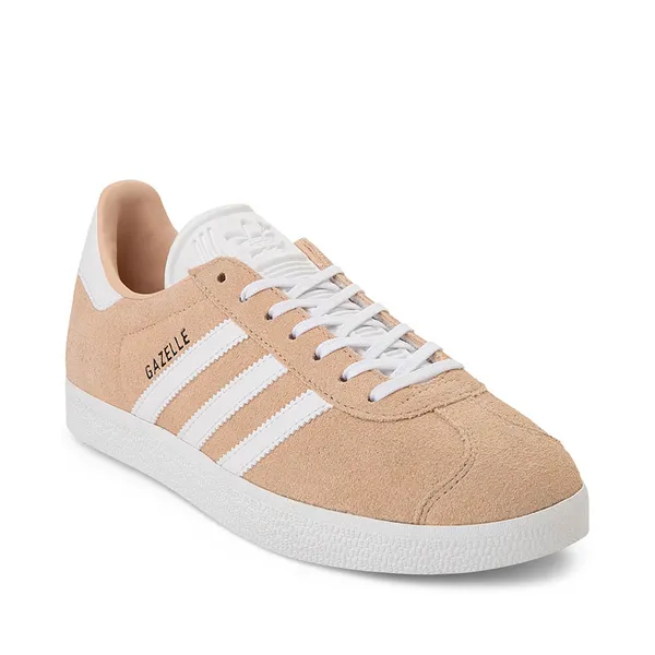 Adidas Gazelle Athletic sneakers, light beige/white