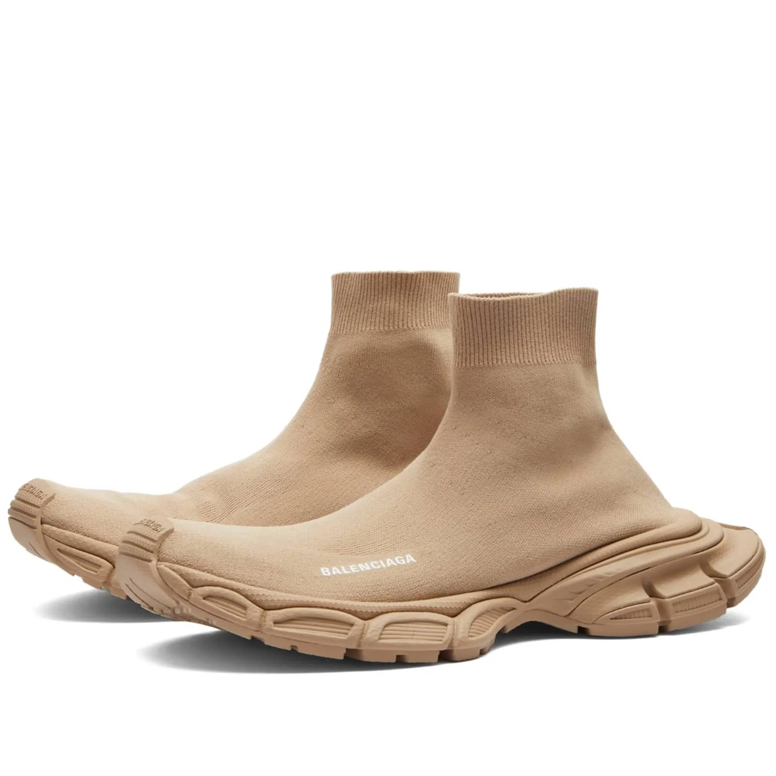 Balenciaga 3Xl Speed Runner Sneakers, Beige