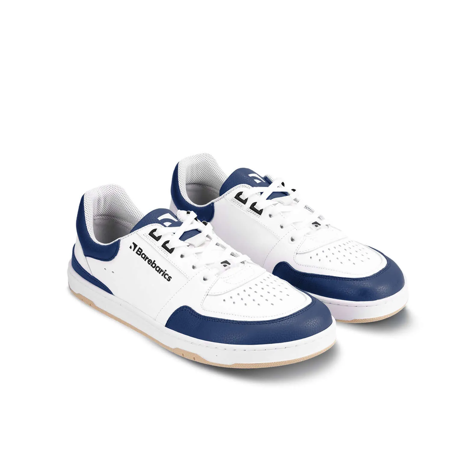 Barefoot Sneakers Barebarics Wave - White & Dark Blue