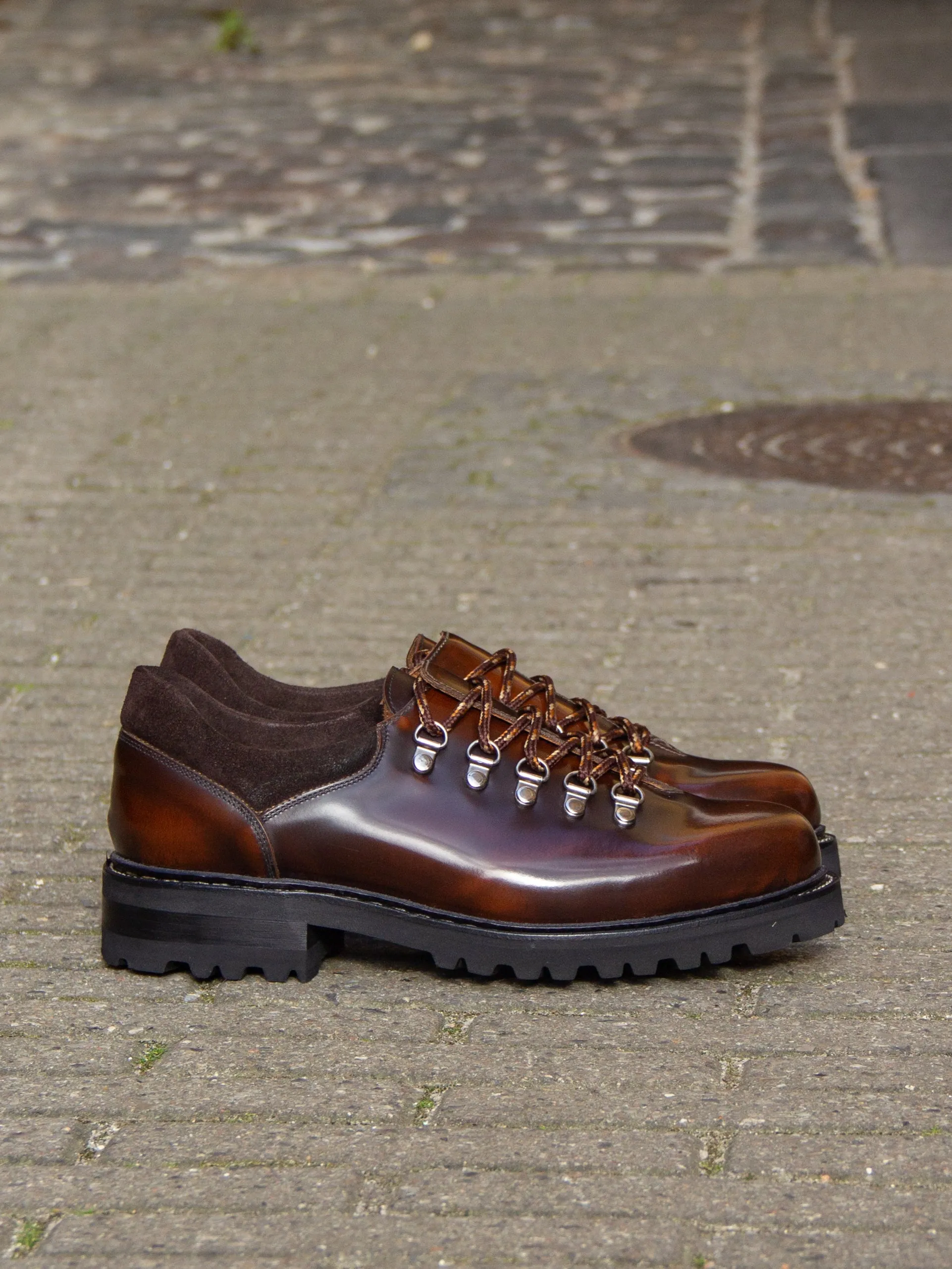 Bright Shoemakers, Mountain Shoe, Cognac Highshine