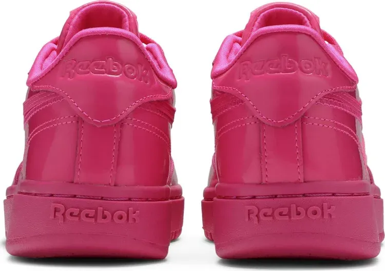 cardi b x wmns coated club c double 'dynamic pink' sneakers Reebok, pink