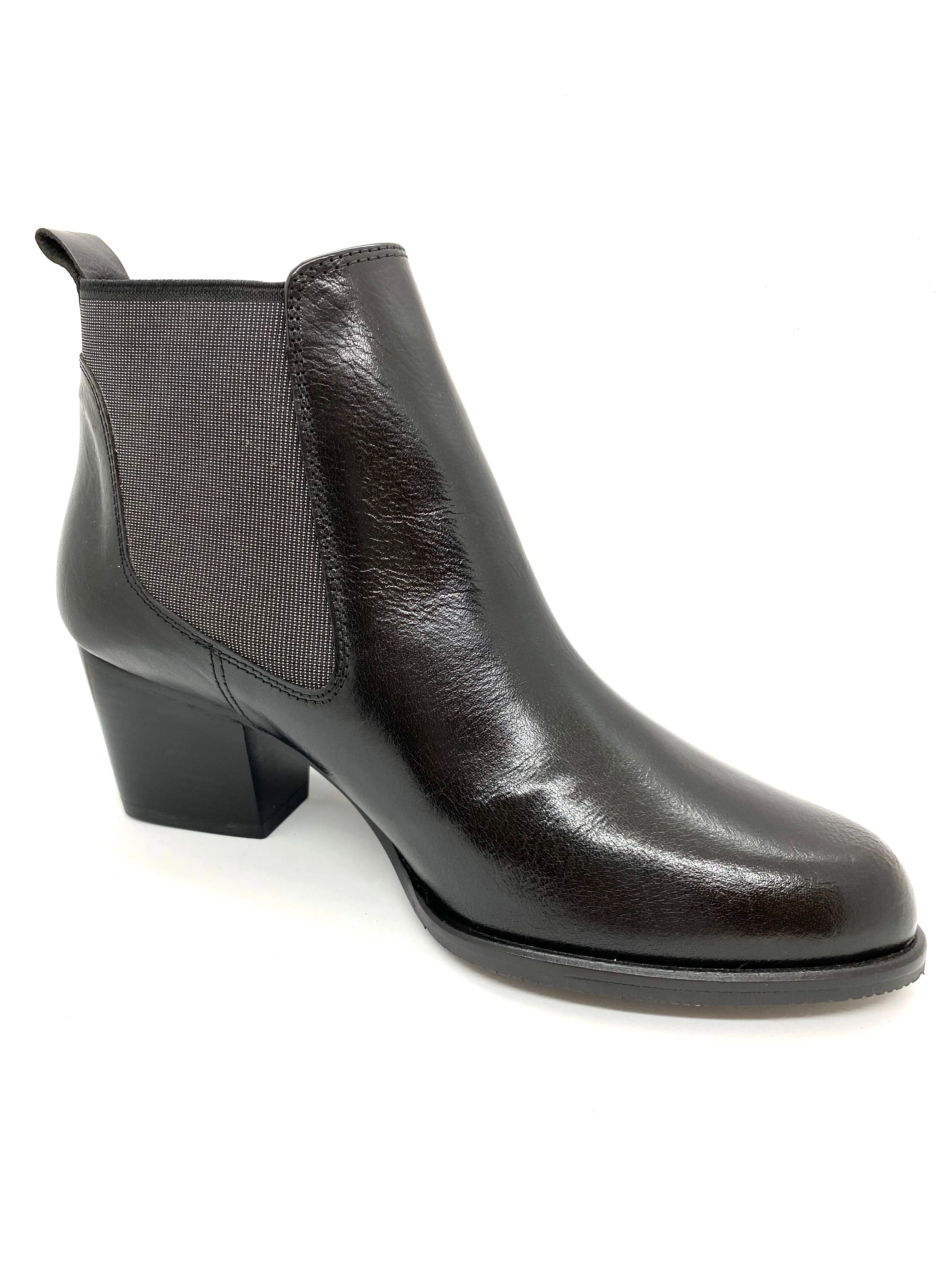 Chelsea Boot Block High Heel Ankle Boot