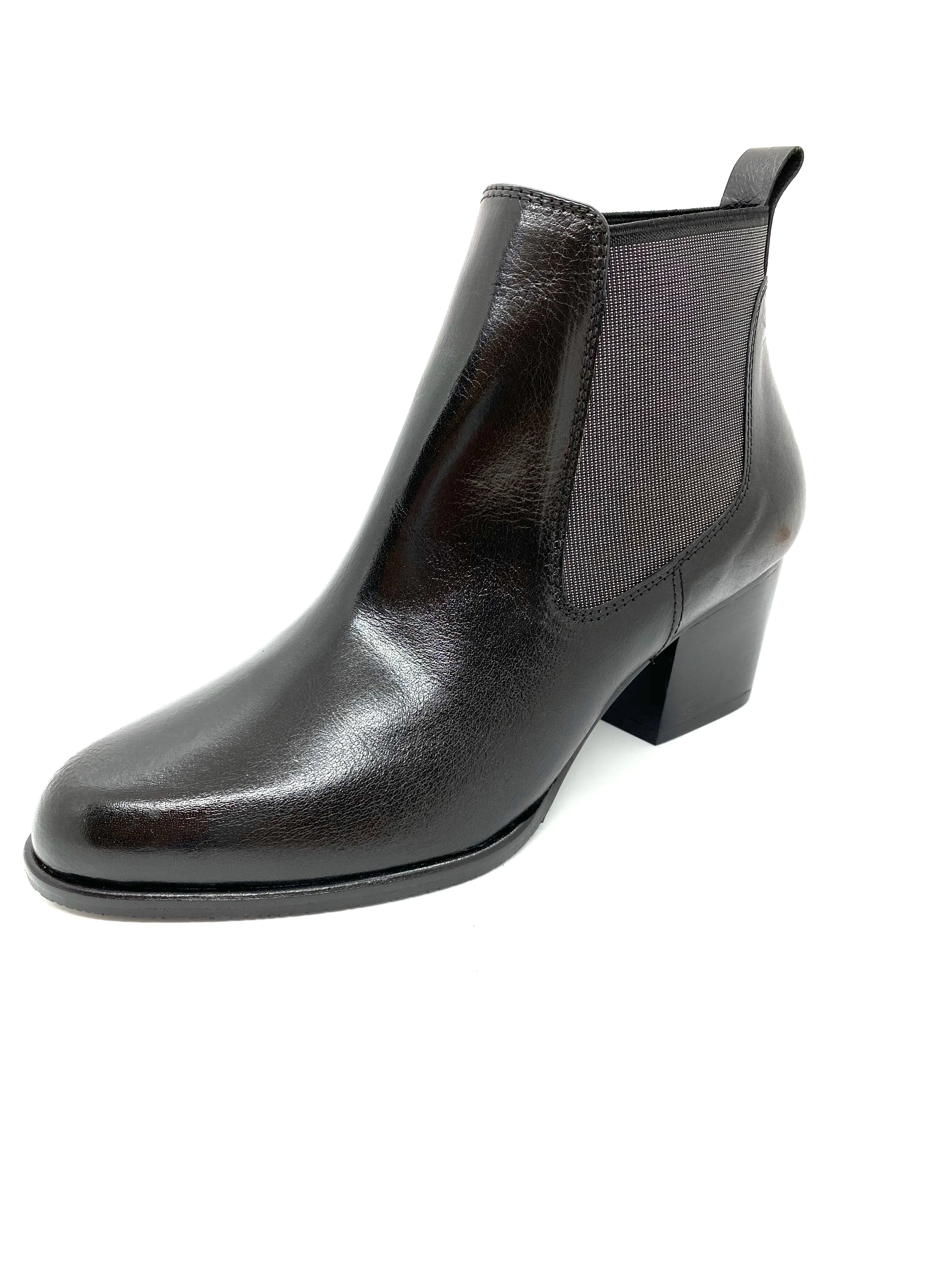 Chelsea Boot Block High Heel Ankle Boot