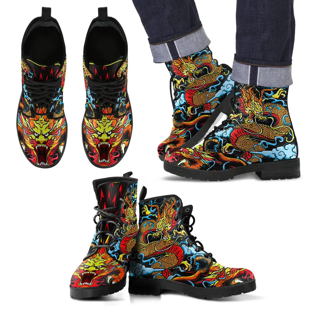 CHINESE DRAGON BOOTS - FREE SHIPPING WORLDWIDE