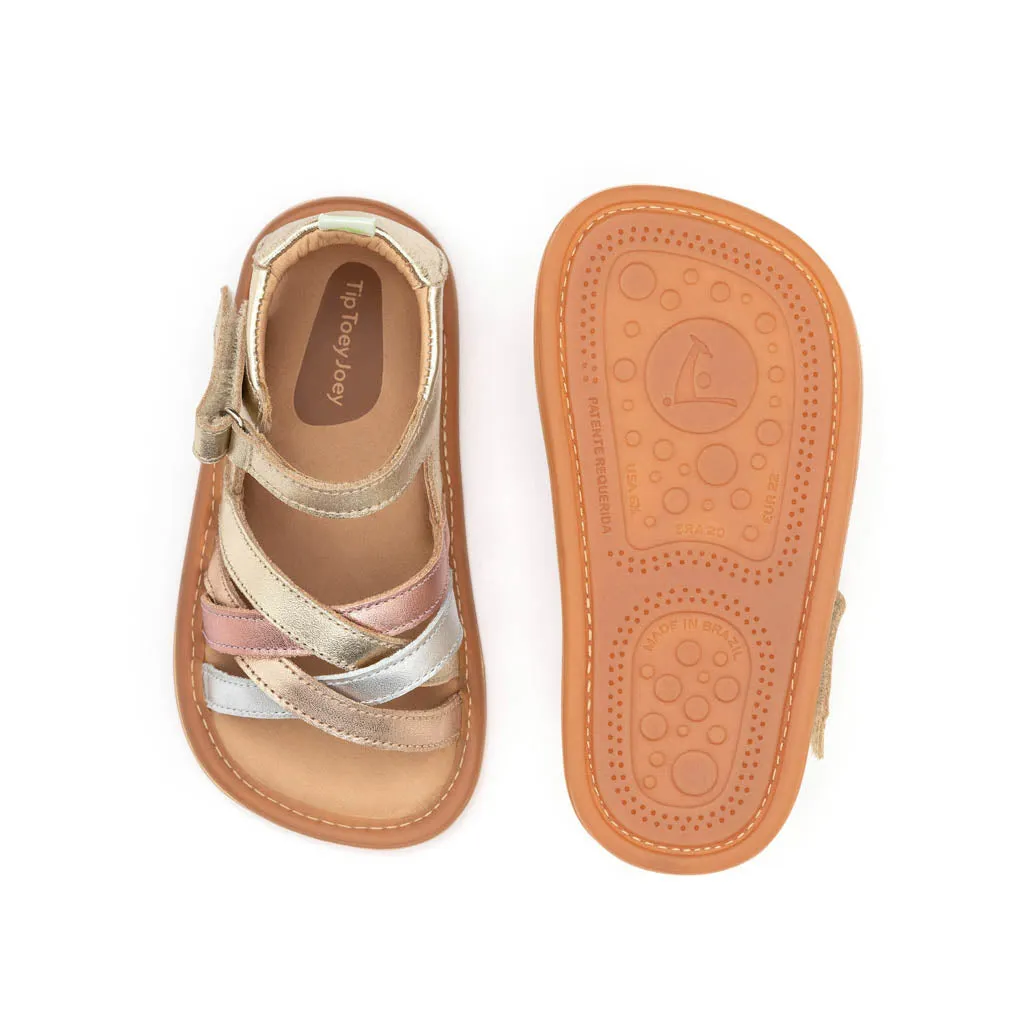 Criss Cross - Champagne / Metallic Salmon / Rose Gold (Baby)