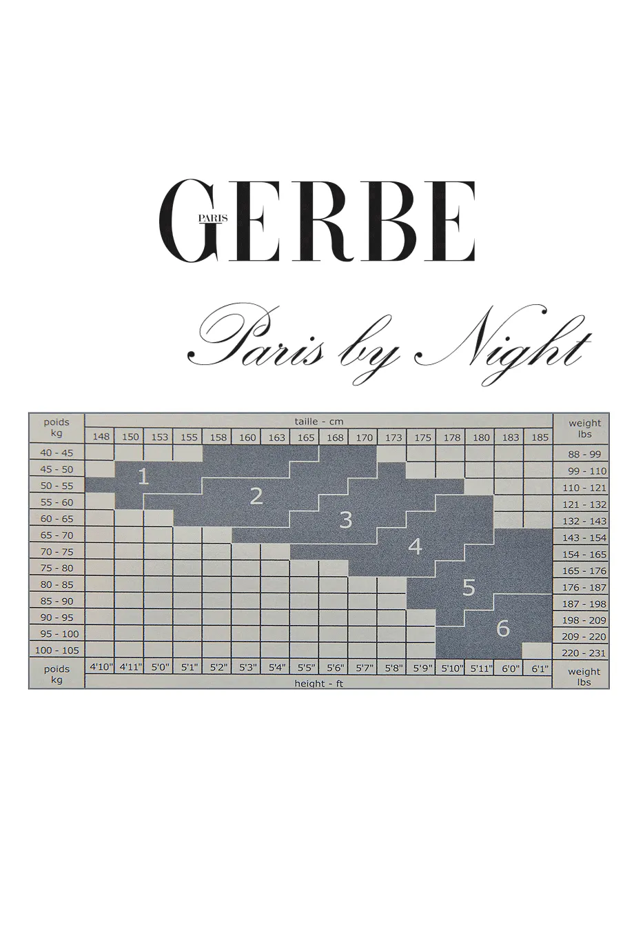 GERBE PARIS BY NIGHT Hold Ups