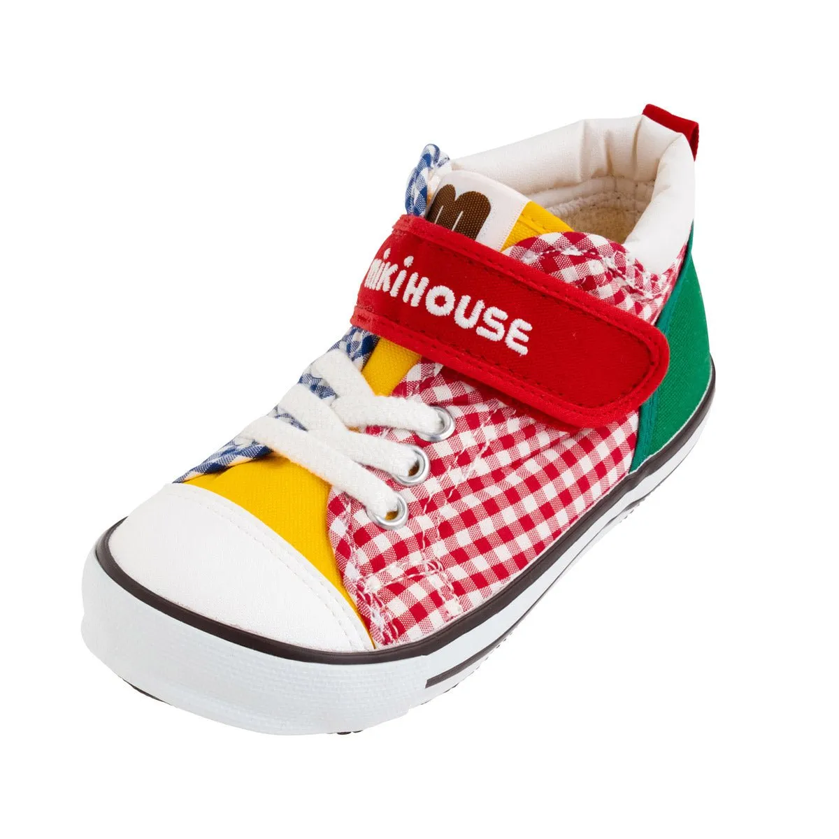 High Top sneaker for Kids -  Patchwork Gingham