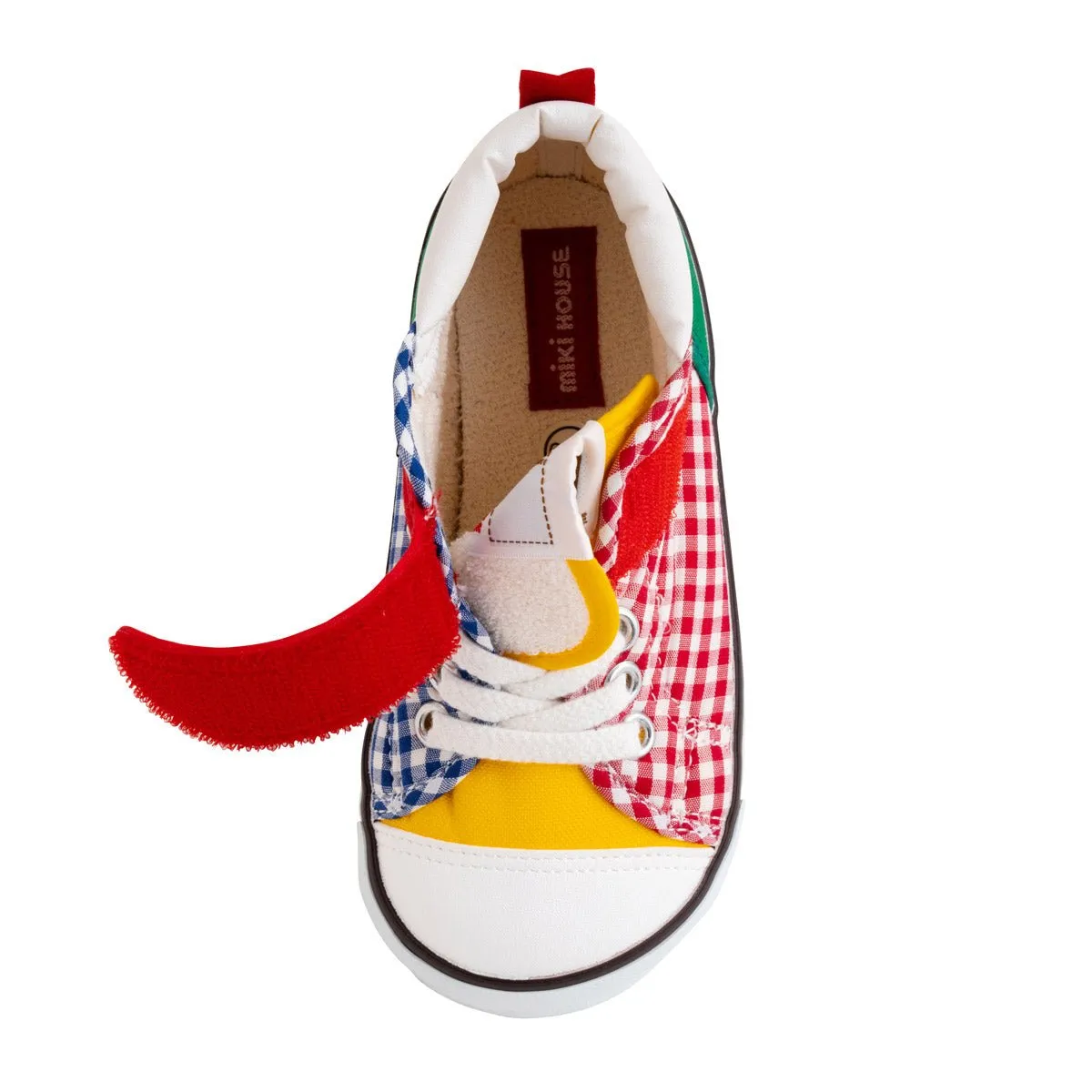 High Top sneaker for Kids -  Patchwork Gingham