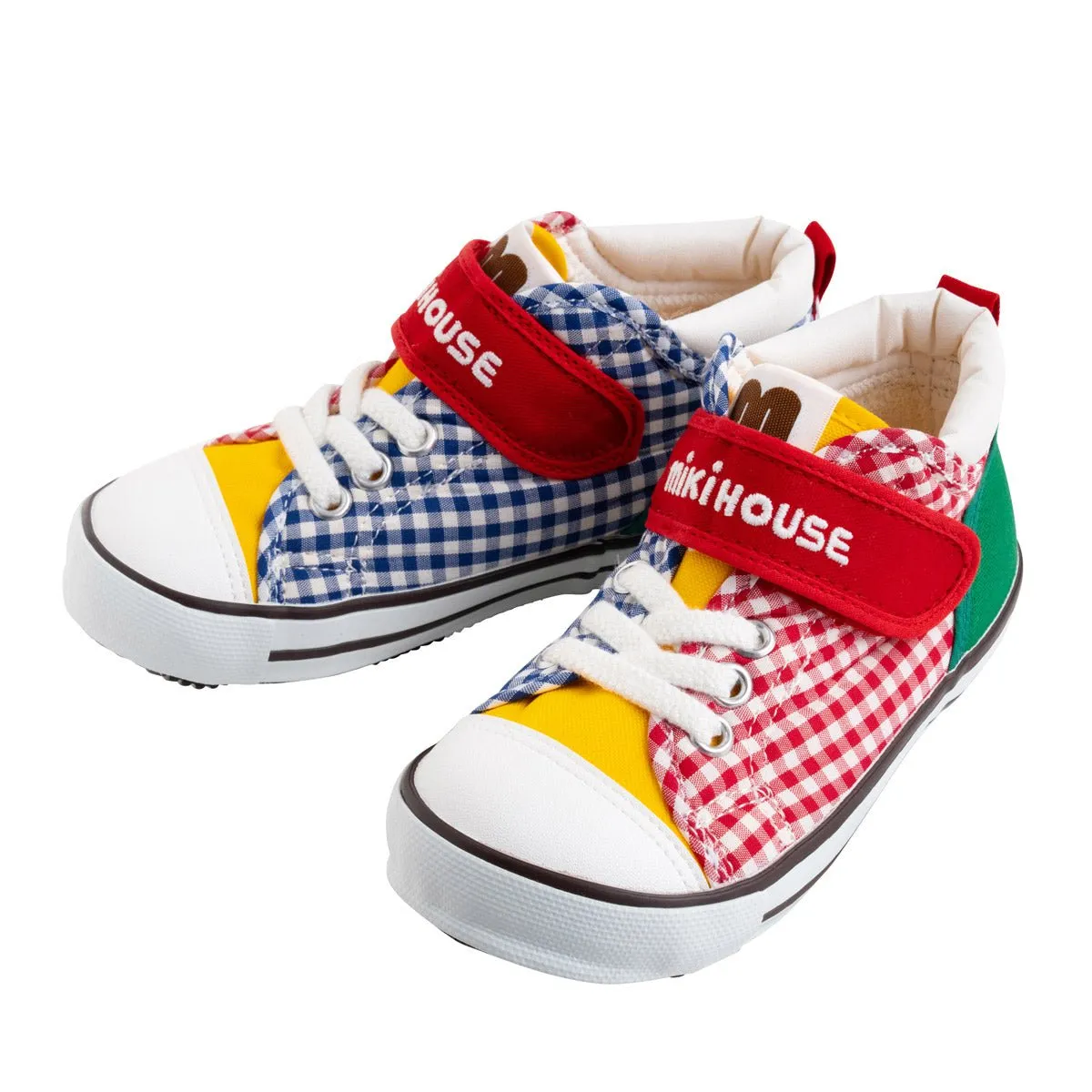 High Top sneaker for Kids -  Patchwork Gingham