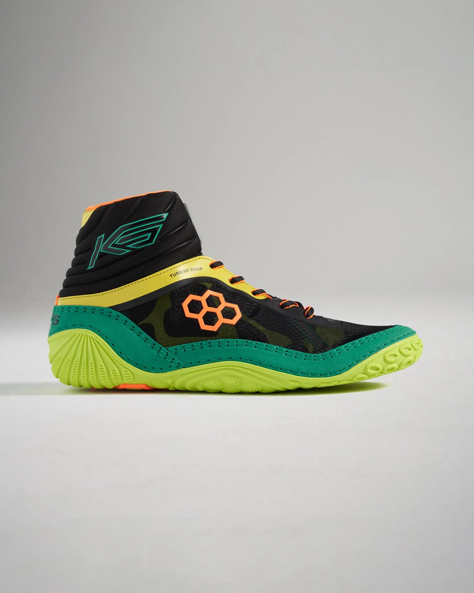 KS Turbine Adult Wrestling Shoes - Poison Green