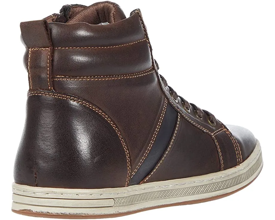 Lucas Hi Propet Sneaker, Coffee Polished Wax Nubuck