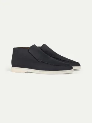 Navy Nubuck City Loafer