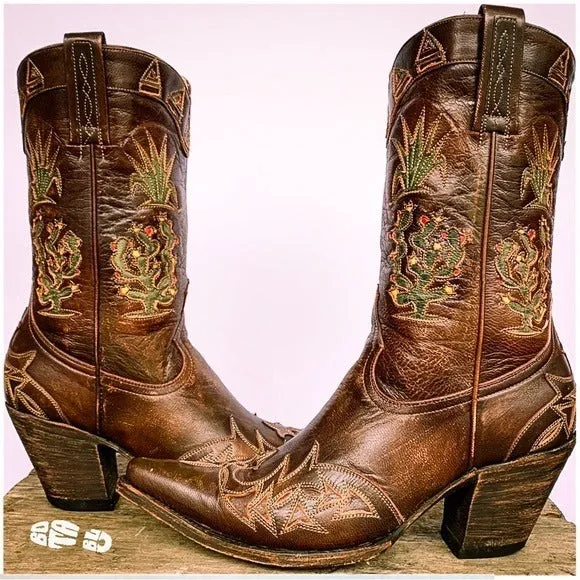 OLD GRINGO BOOT STAR ‘Vintage’ Cactus Aztec Southwest Western Cowgirl Boots