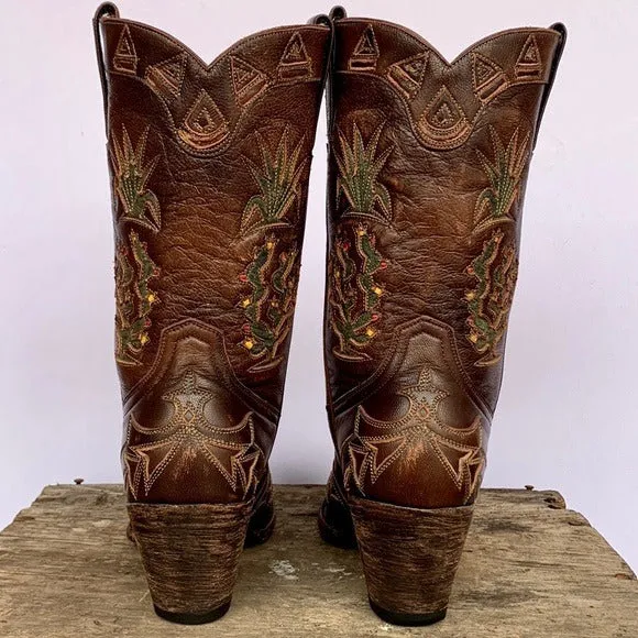 OLD GRINGO BOOT STAR ‘Vintage’ Cactus Aztec Southwest Western Cowgirl Boots