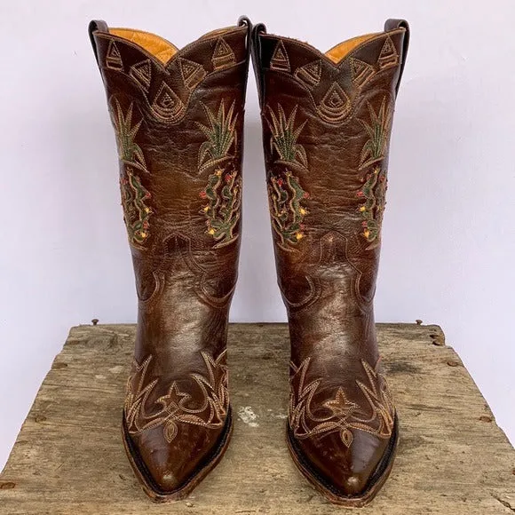 OLD GRINGO BOOT STAR ‘Vintage’ Cactus Aztec Southwest Western Cowgirl Boots