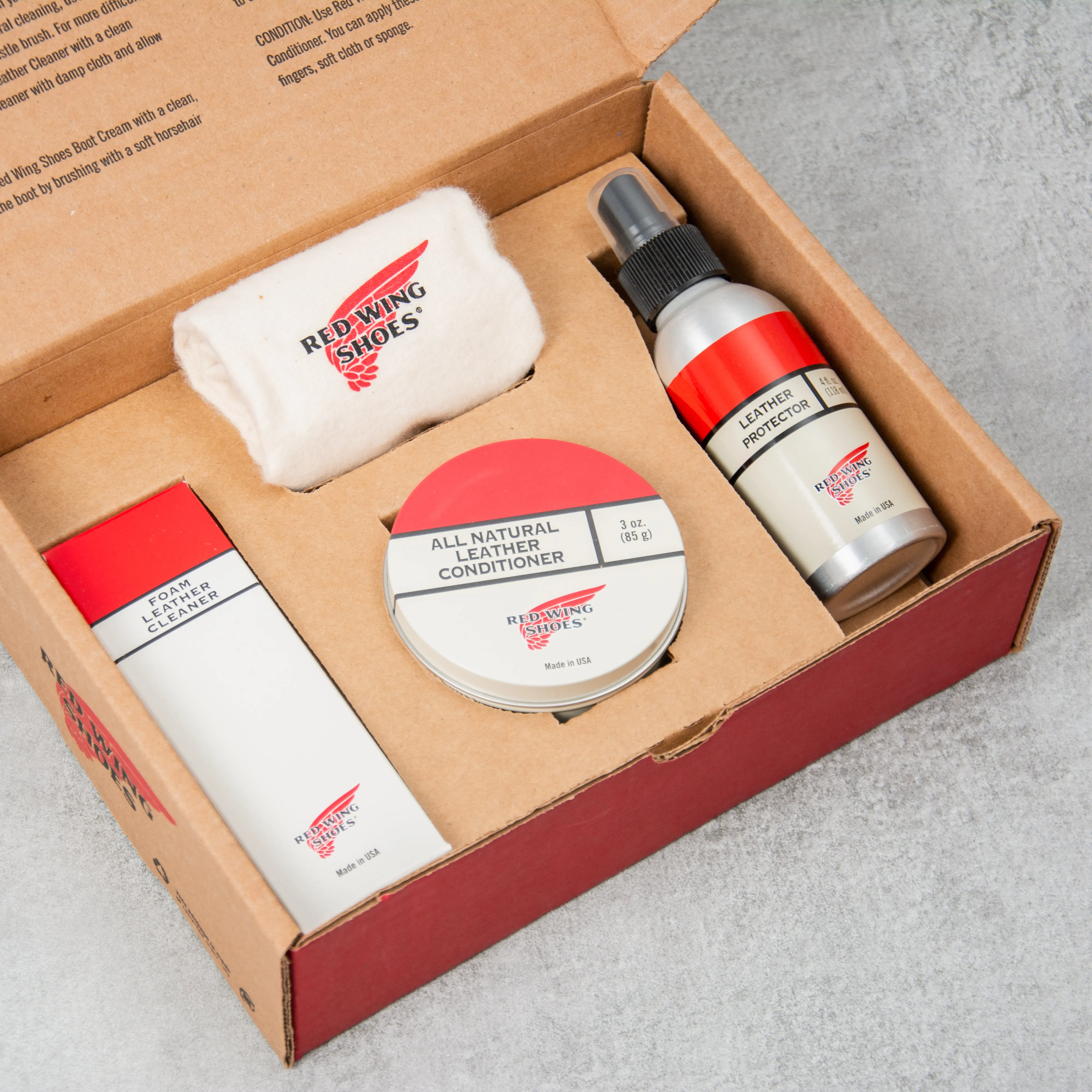 Red Wing Oil Tanned Care Kit