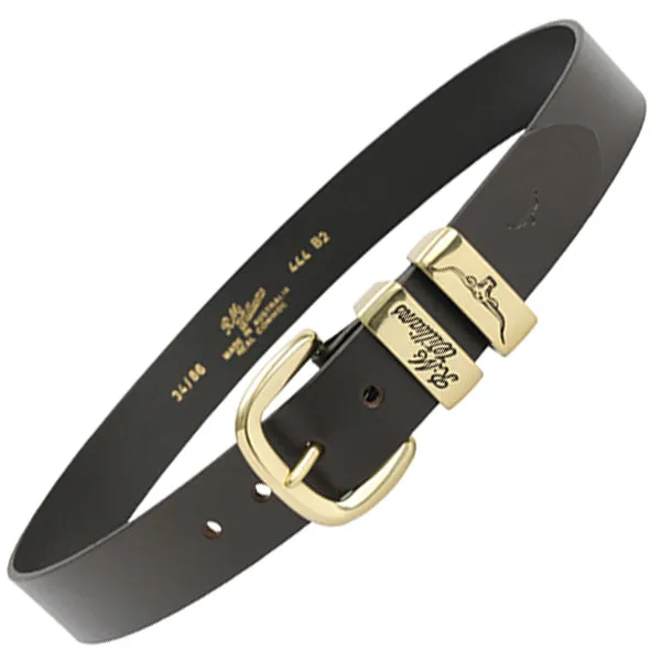 RM WILLIAMS Belt - Men's CB444 Leather 1.5" 3 Piece - Black