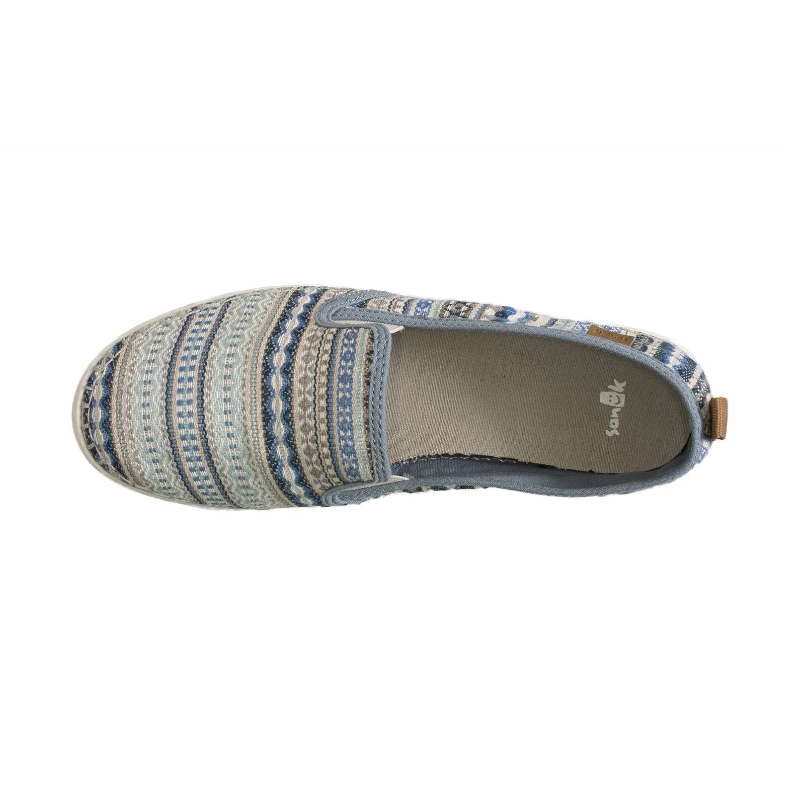 Sanuk Brook TX Grey Lanai Blanket Loafers