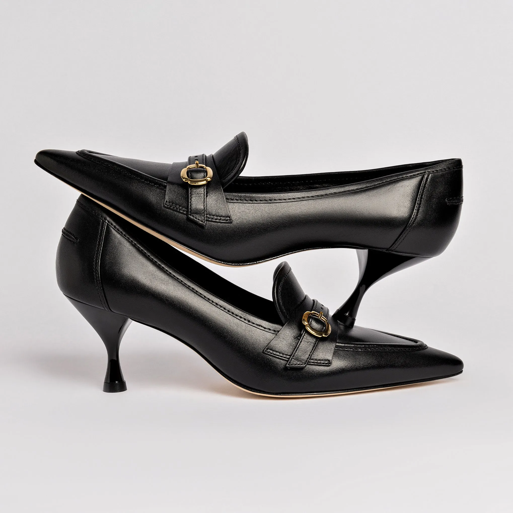 Susan Pump In Black Leather