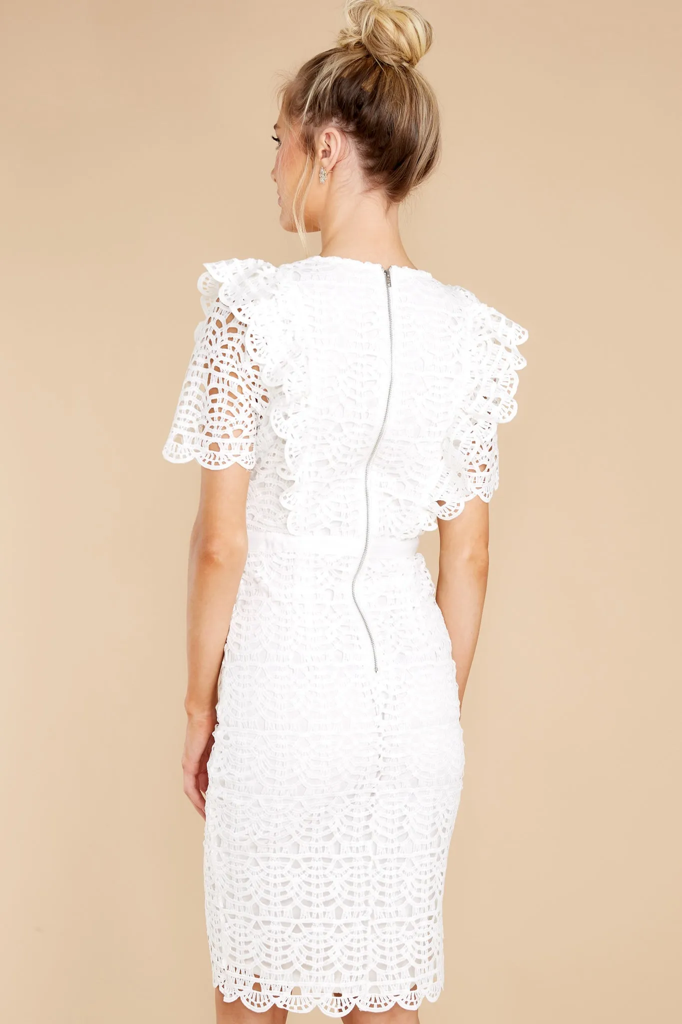 Timeless Combinations White Eyelet Dress