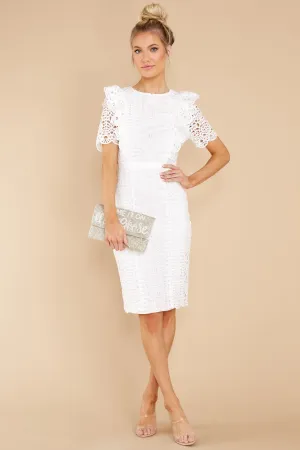 Timeless Combinations White Eyelet Dress