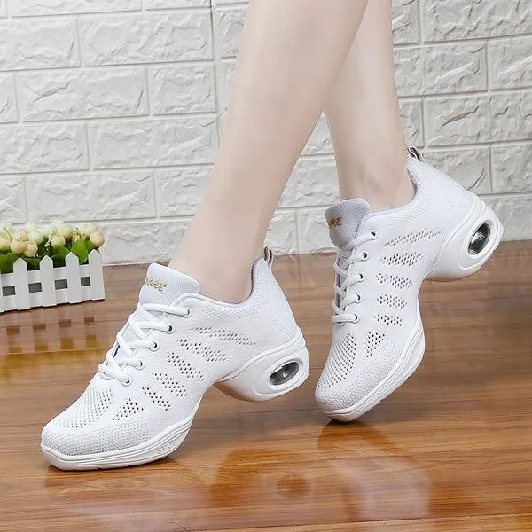 Women's Cloth Modern Jazz Sneakers Dance Shoes