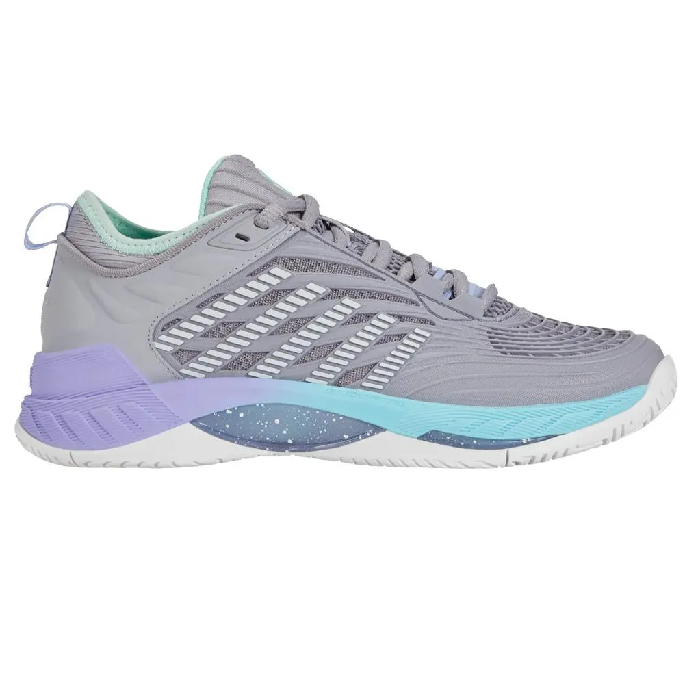 Women`s Hypercourt Supreme 2 Tennis Shoes Lilac Gray and Nimbus Cloud